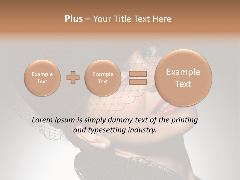 Hundred Romantic Portrait PowerPoint Template