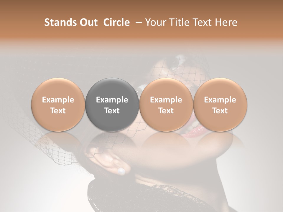 Hundred Romantic Portrait PowerPoint Template