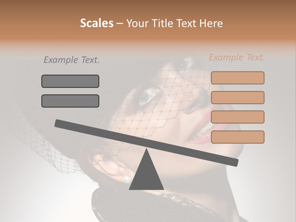 Hundred Romantic Portrait PowerPoint Template