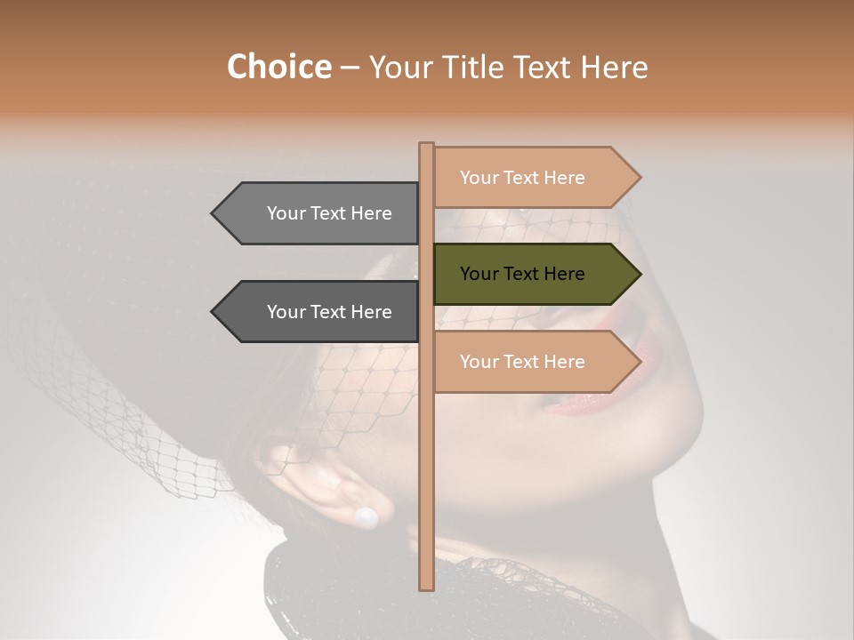 Hundred Romantic Portrait PowerPoint Template