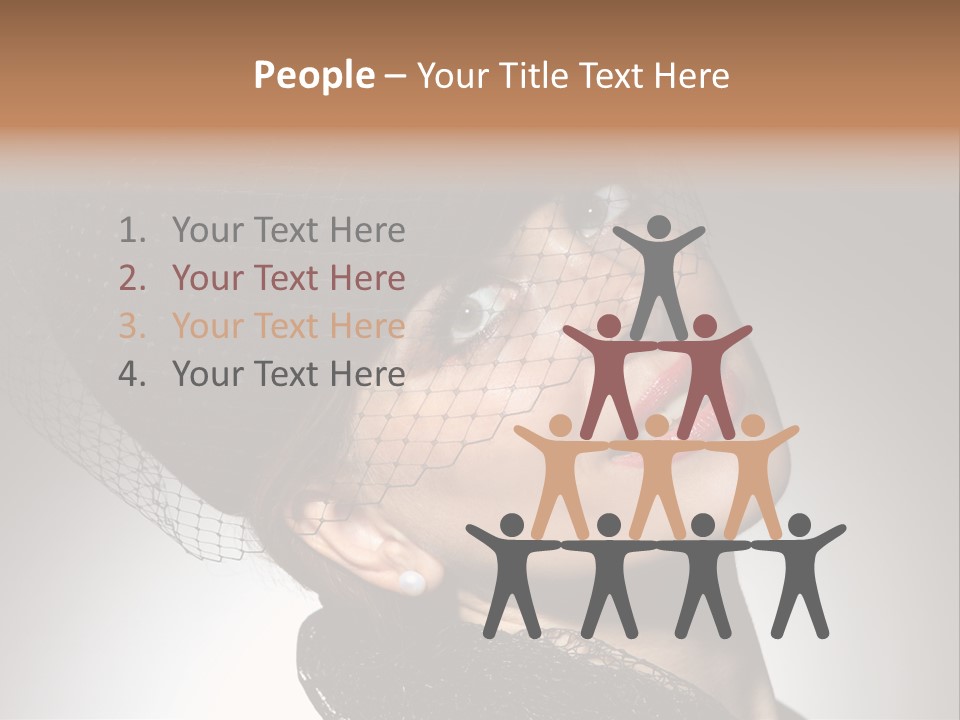 Hundred Romantic Portrait PowerPoint Template