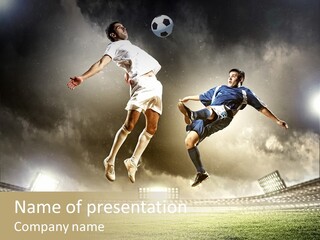 Foot Fast Shirt PowerPoint Template