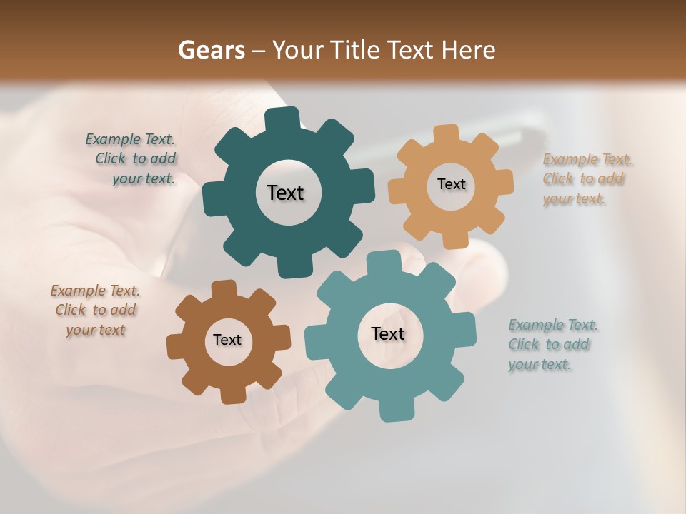 Equipment Modern Phone PowerPoint Template