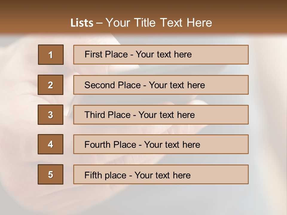 Equipment Modern Phone PowerPoint Template
