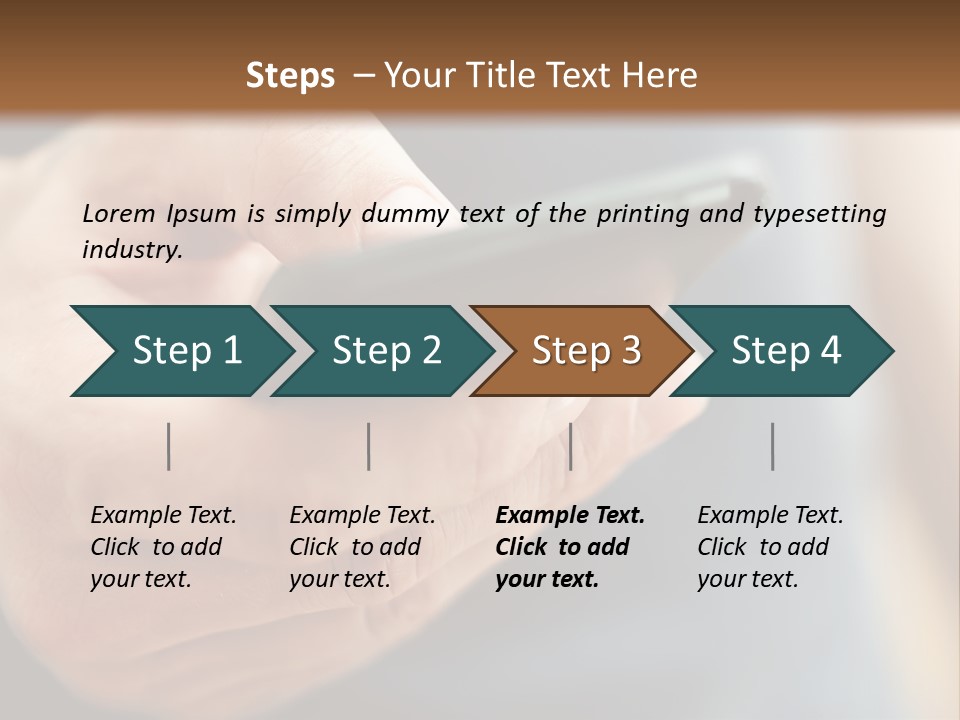 Equipment Modern Phone PowerPoint Template