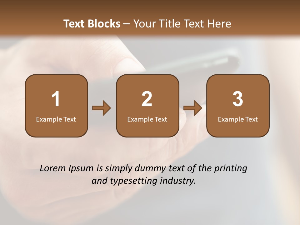 Equipment Modern Phone PowerPoint Template