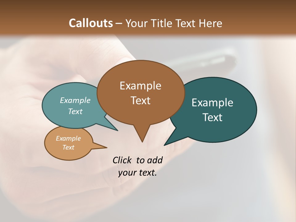 Equipment Modern Phone PowerPoint Template
