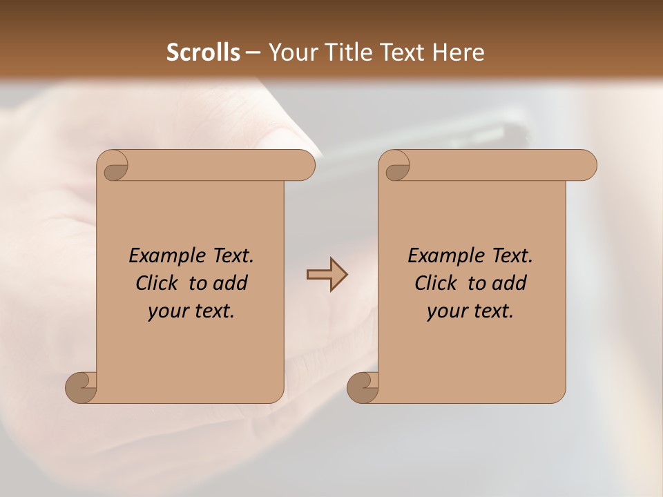 Equipment Modern Phone PowerPoint Template