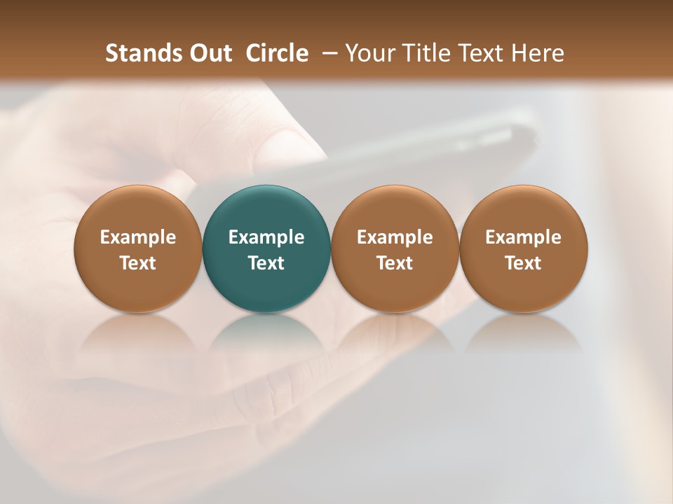 Equipment Modern Phone PowerPoint Template