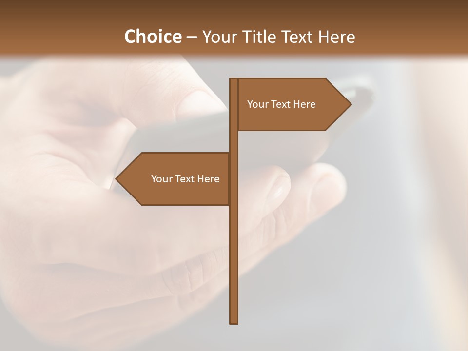 Equipment Modern Phone PowerPoint Template