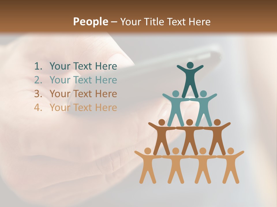 Equipment Modern Phone PowerPoint Template