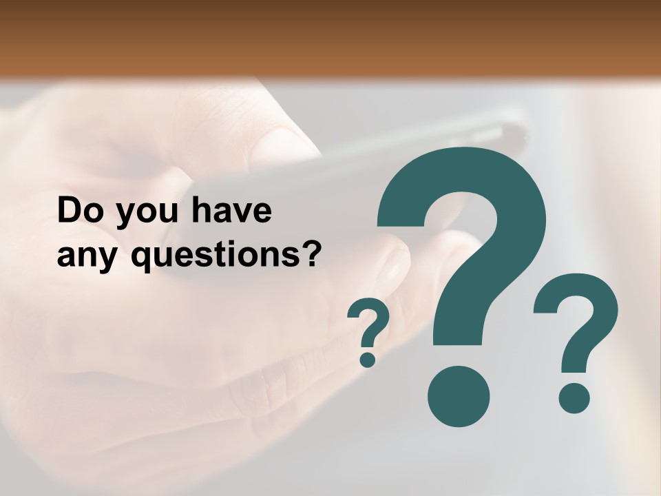 Equipment Modern Phone PowerPoint Template