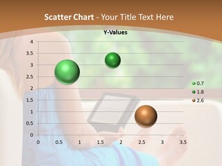 Caucasian Spring Leaf PowerPoint Template