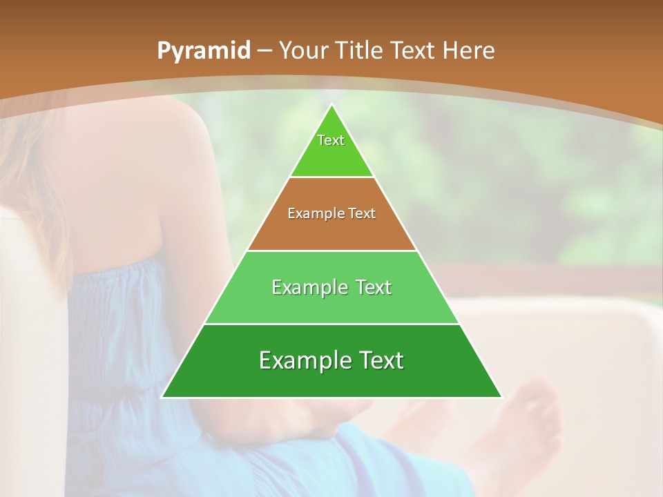 Caucasian Spring Leaf PowerPoint Template