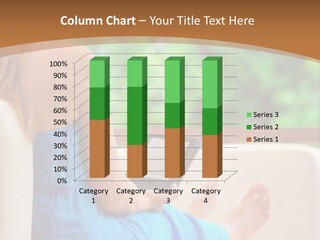 Caucasian Spring Leaf PowerPoint Template