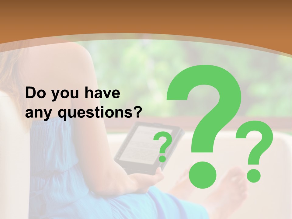 Caucasian Spring Leaf PowerPoint Template