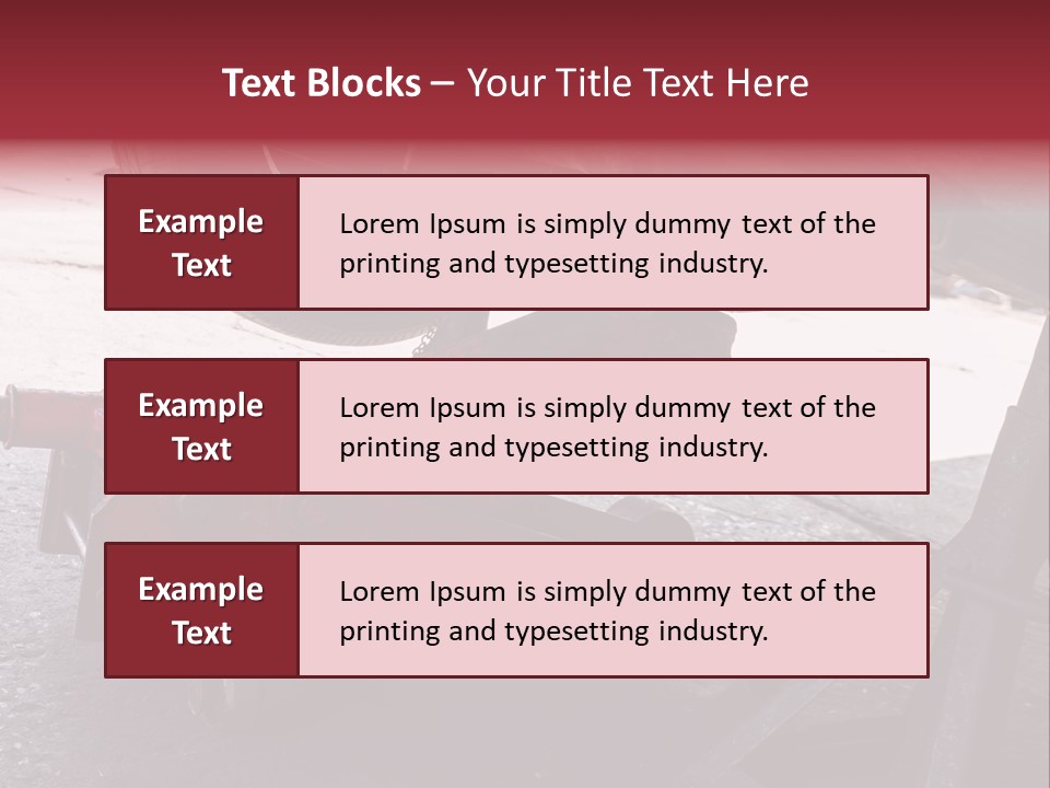 A Close Up Of A Red Jack Under A Car PowerPoint Template