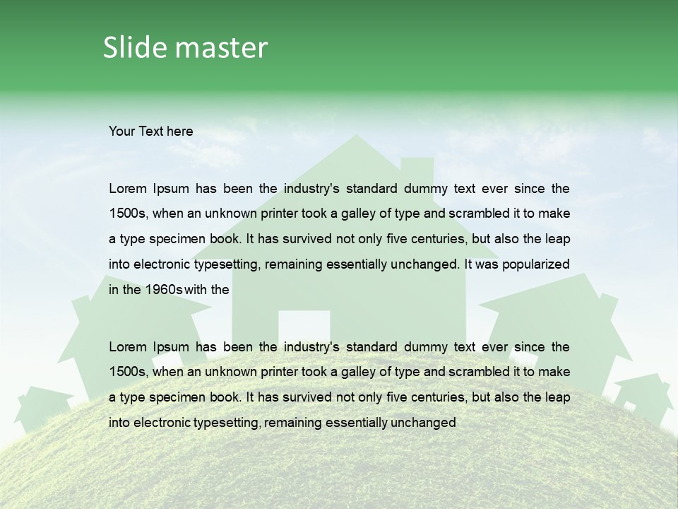 Selling Holding Dream PowerPoint Template