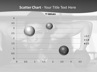 Woman Bodybuilder Abdominal PowerPoint Template