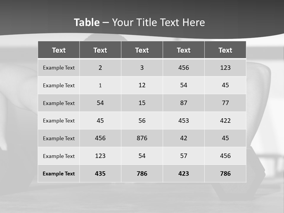 Woman Bodybuilder Abdominal PowerPoint Template