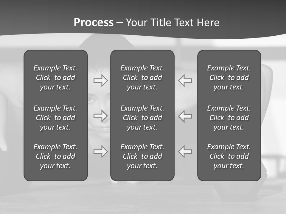 Woman Bodybuilder Abdominal PowerPoint Template