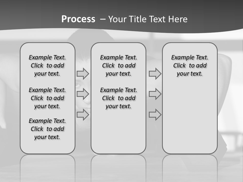 Woman Bodybuilder Abdominal PowerPoint Template