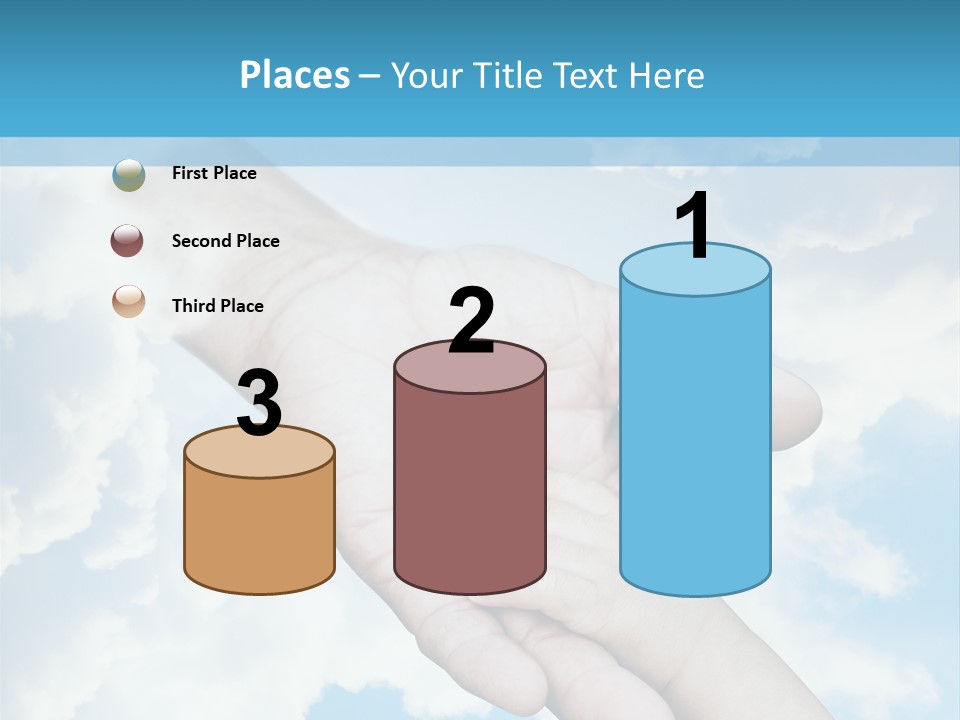 Teamwork Reach Hold PowerPoint Template