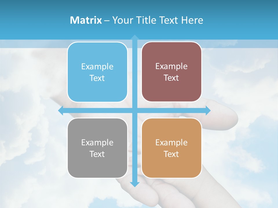 Teamwork Reach Hold PowerPoint Template
