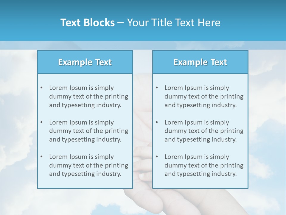 Teamwork Reach Hold PowerPoint Template