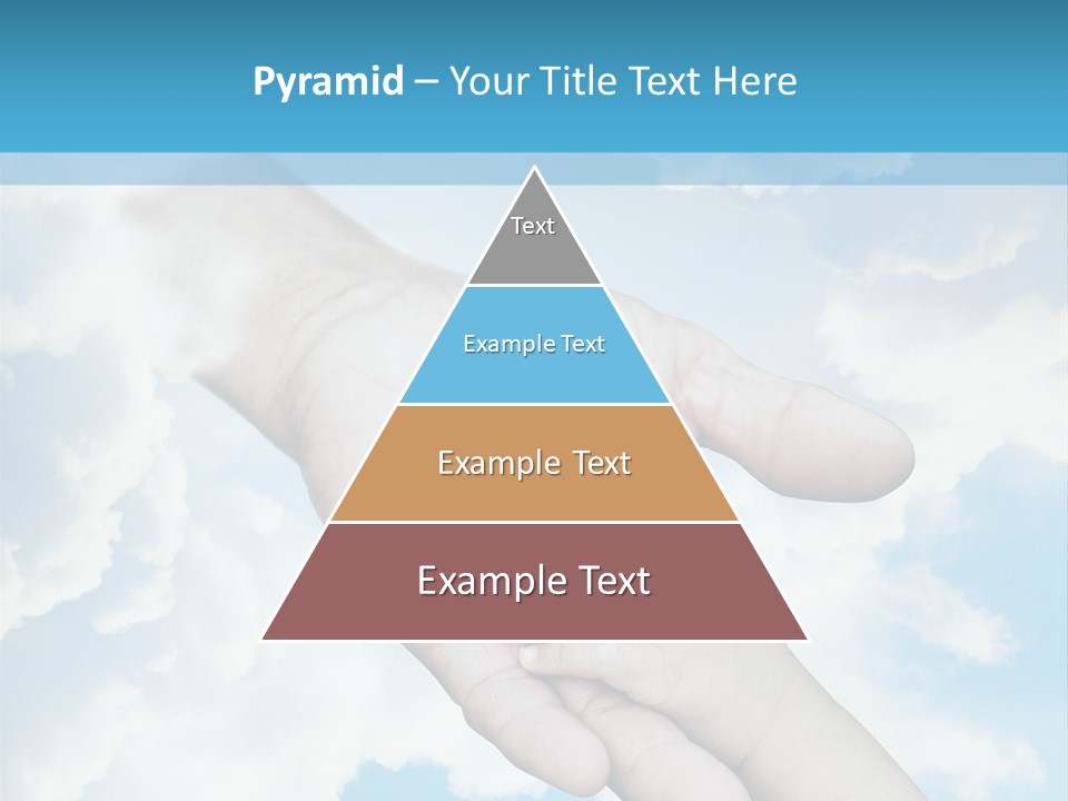 Teamwork Reach Hold PowerPoint Template