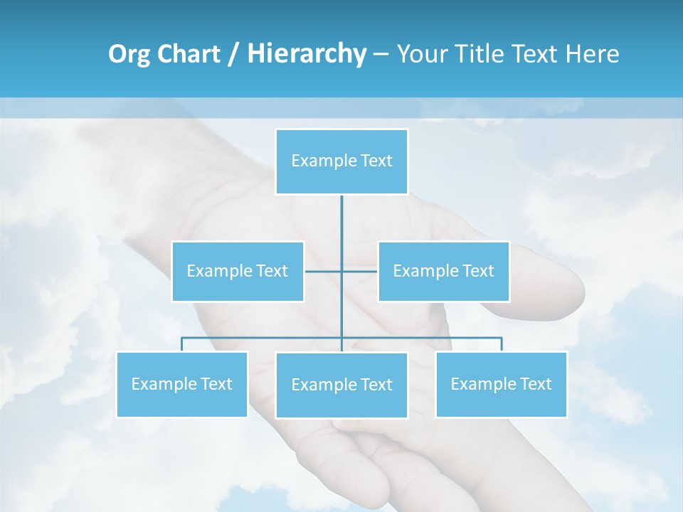 Teamwork Reach Hold PowerPoint Template