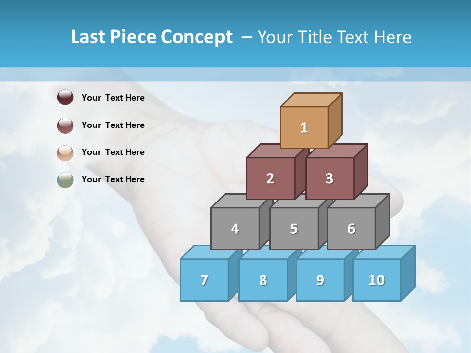 Teamwork Reach Hold PowerPoint Template
