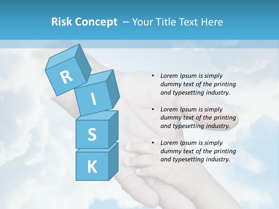 Teamwork Reach Hold PowerPoint Template