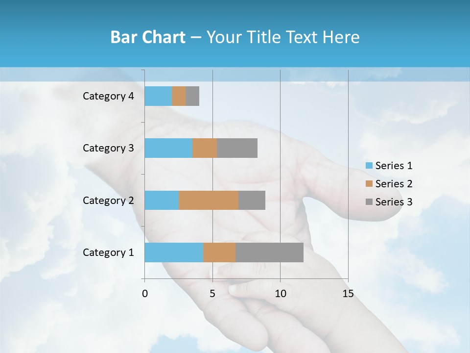 Teamwork Reach Hold PowerPoint Template