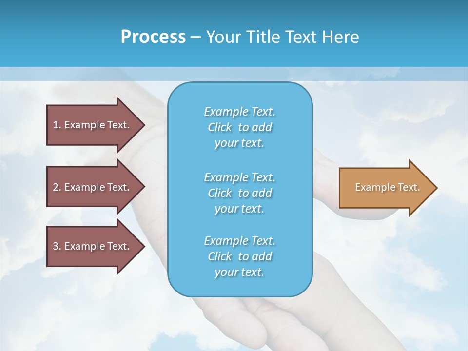 Teamwork Reach Hold PowerPoint Template