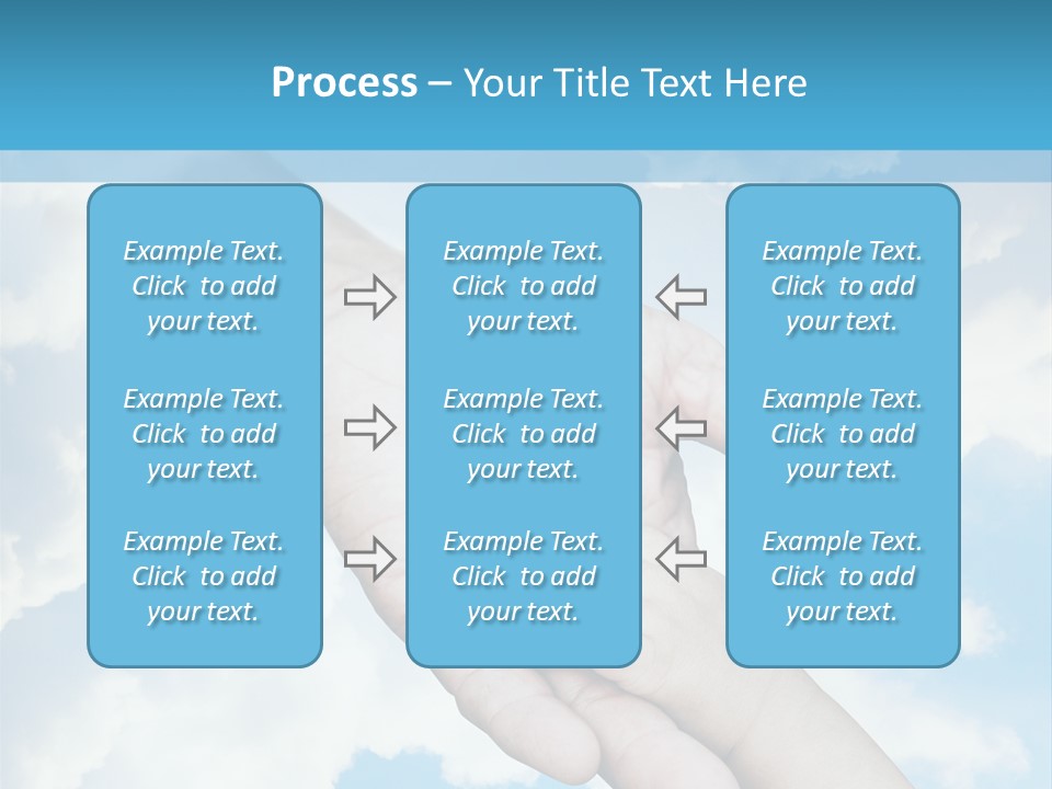 Teamwork Reach Hold PowerPoint Template