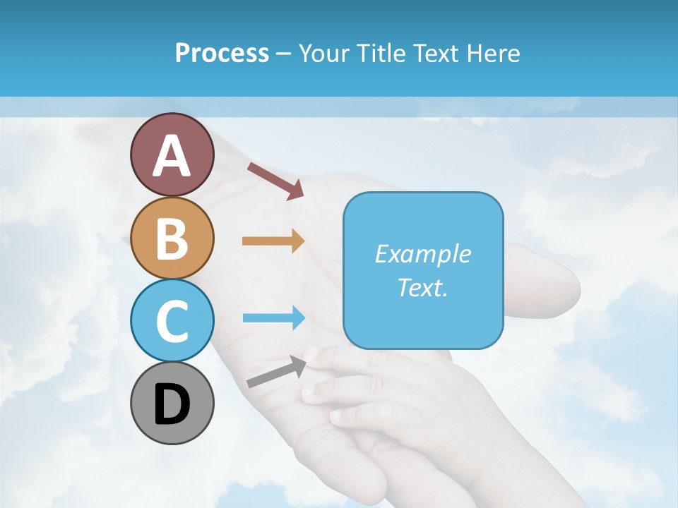 Teamwork Reach Hold PowerPoint Template