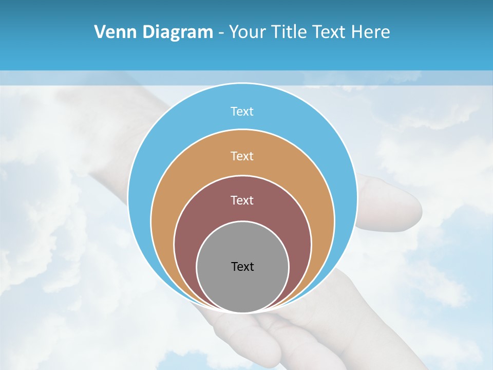 Teamwork Reach Hold PowerPoint Template
