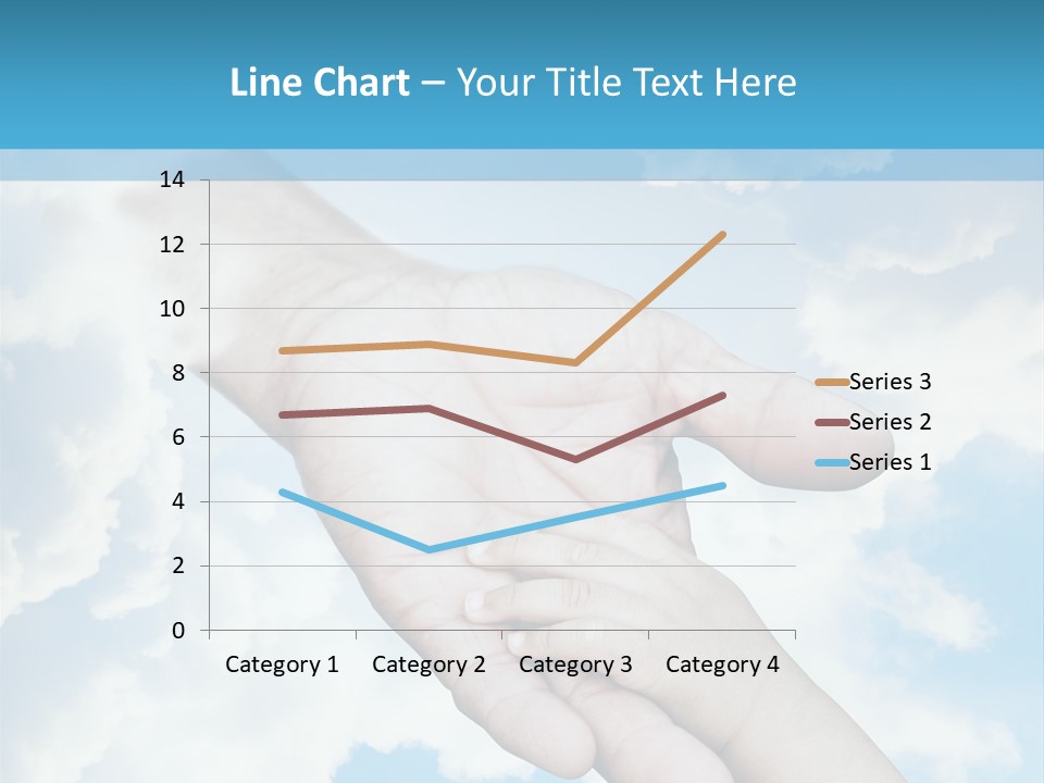 Teamwork Reach Hold PowerPoint Template