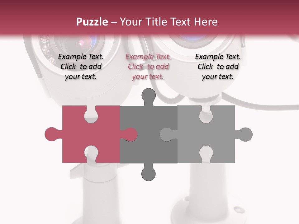 Cctv Alarm Safety PowerPoint Template