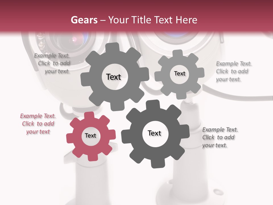 Cctv Alarm Safety PowerPoint Template