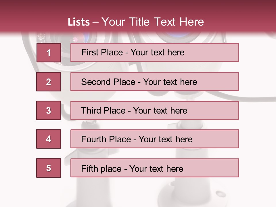 Cctv Alarm Safety PowerPoint Template