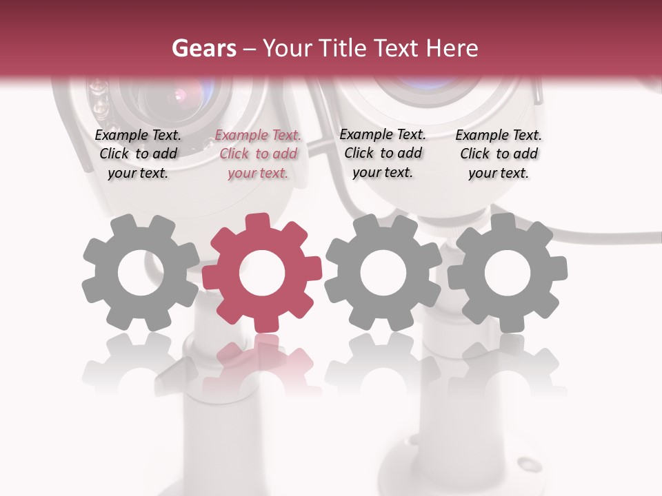 Cctv Alarm Safety PowerPoint Template