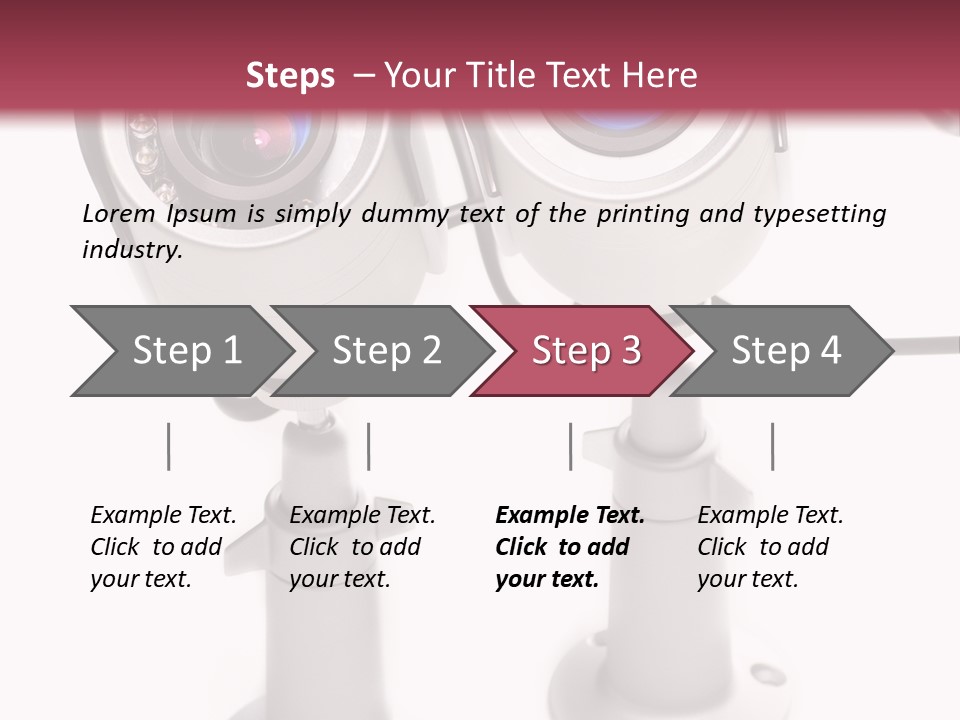 Cctv Alarm Safety PowerPoint Template