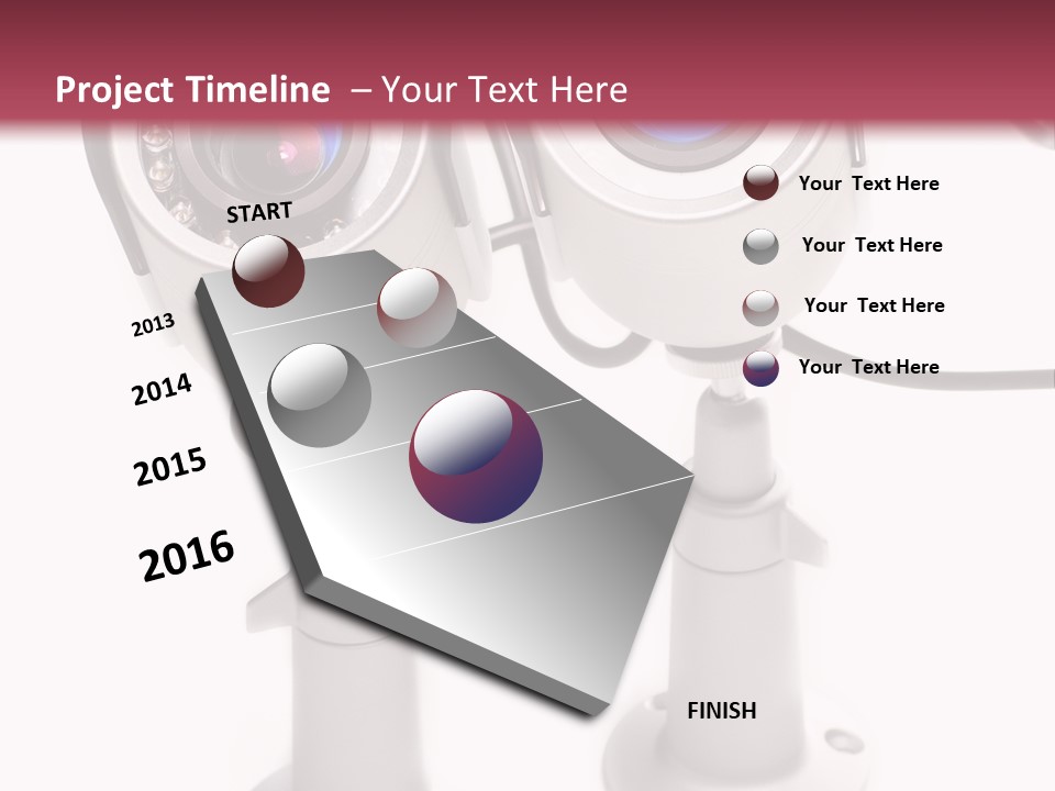 Cctv Alarm Safety PowerPoint Template
