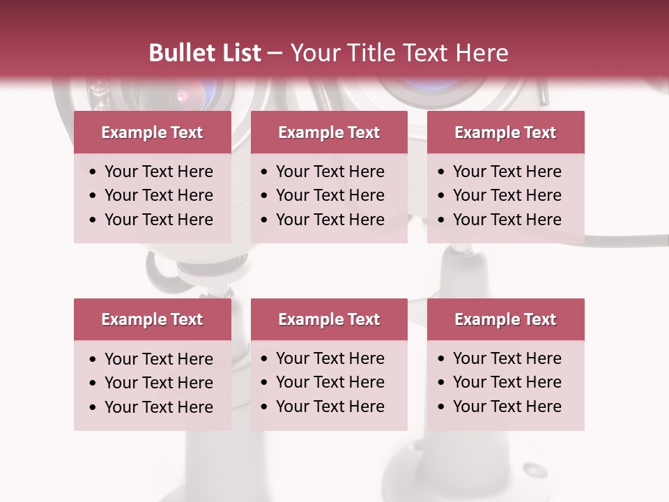Cctv Alarm Safety PowerPoint Template