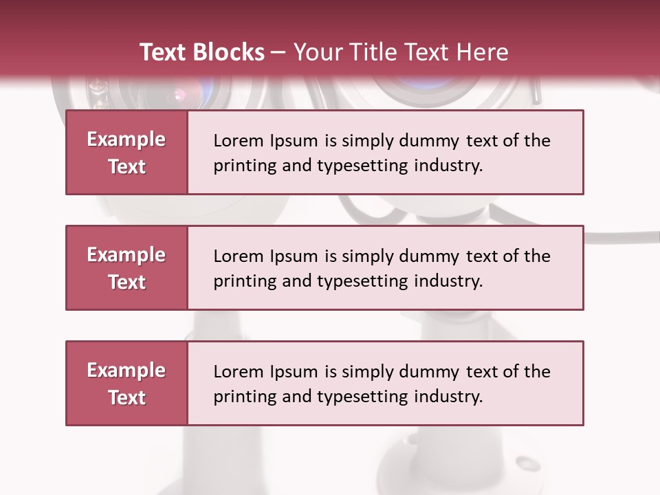 Cctv Alarm Safety PowerPoint Template