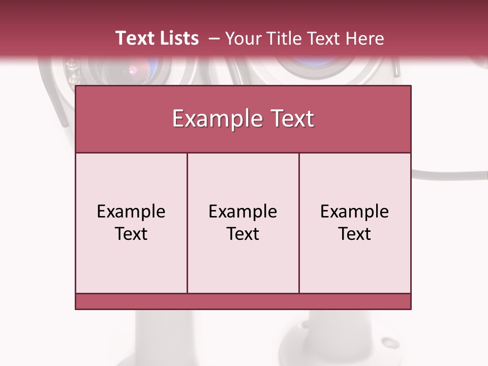 Cctv Alarm Safety PowerPoint Template