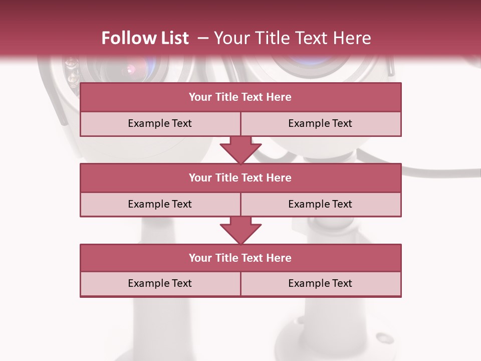 Cctv Alarm Safety PowerPoint Template