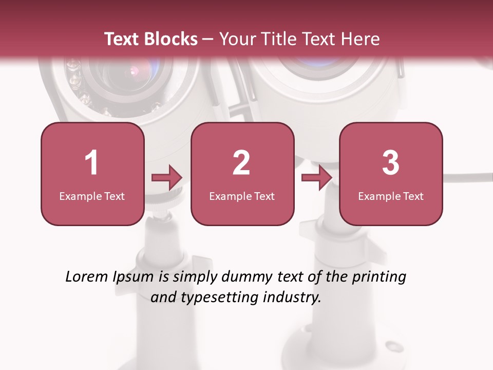 Cctv Alarm Safety PowerPoint Template